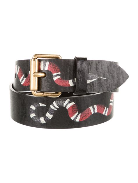 gucci kingsnake leather|Gucci belt for sale.